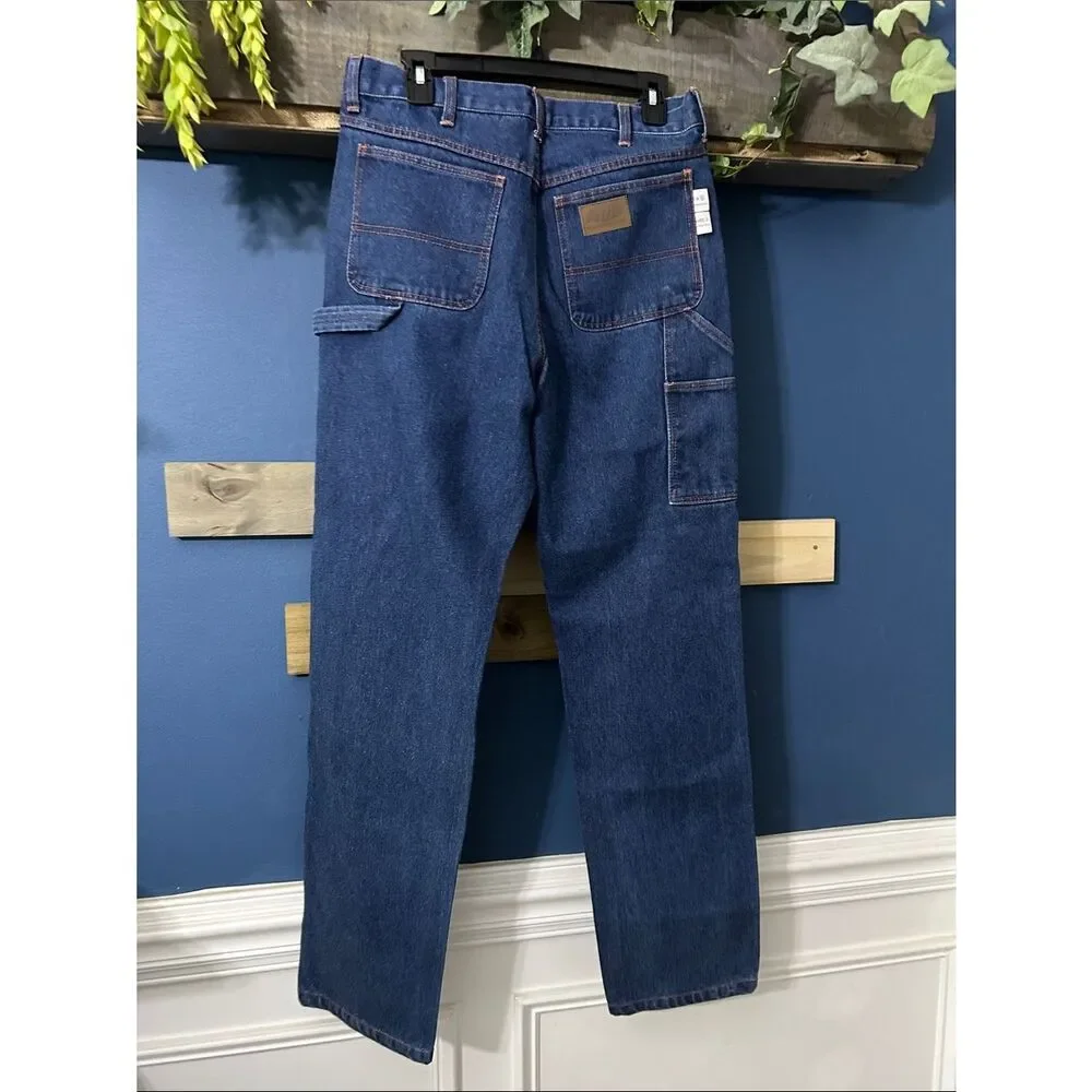 Men's Straight Leg Blue PIP Men’s AR/FR Jeans - 100% Cotton 32/32 NWOT